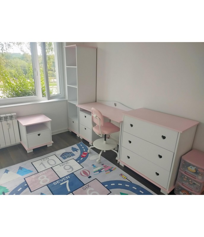 Otroška pisalna miza SRČKI - slika 7