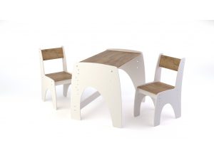 Otroška nastavljiva mizica in stola