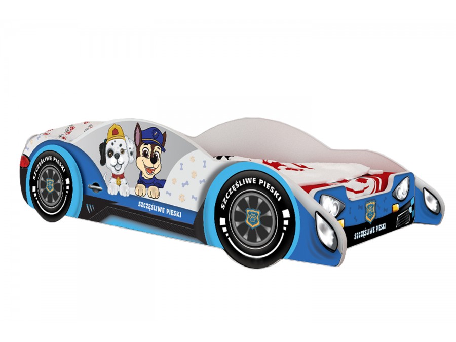 Otroška postelja avto Zenit kužki