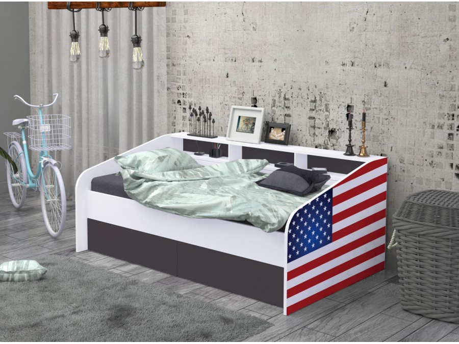 Mladinska postelja Vintage - V01 - slika 4