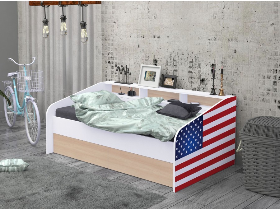 Mladinska postelja Vintage - V01 - slika 6