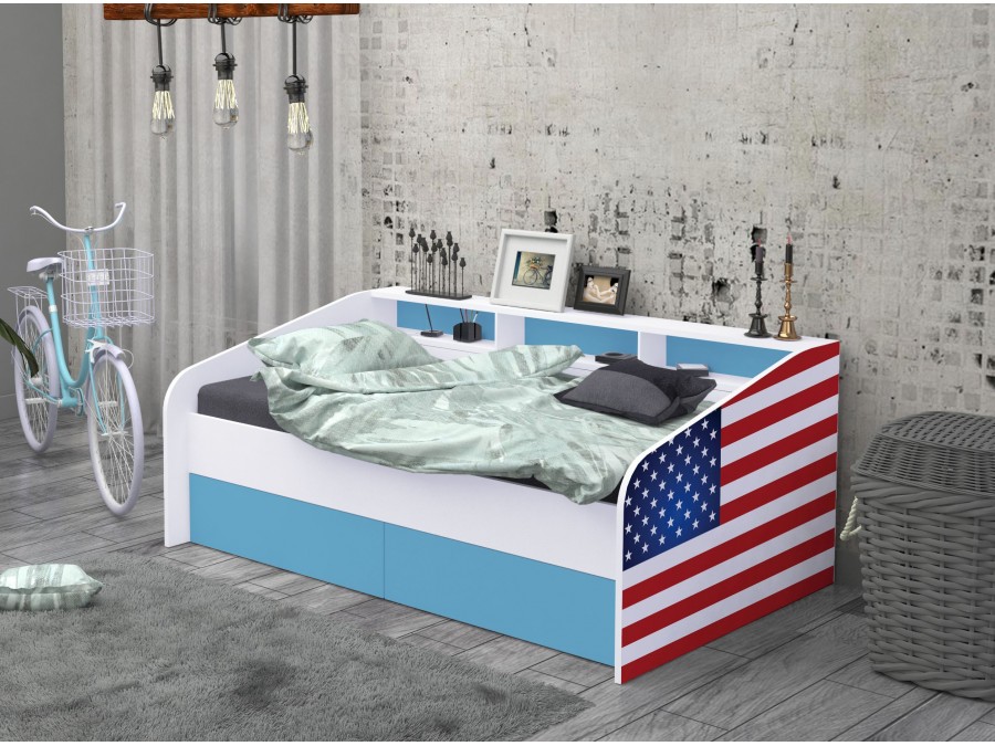 Mladinska postelja Vintage - V01 - slika 7