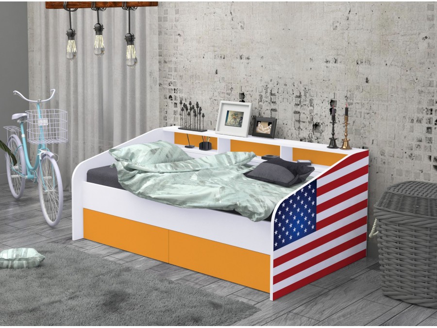 Mladinska postelja Vintage - V01 - slika 8