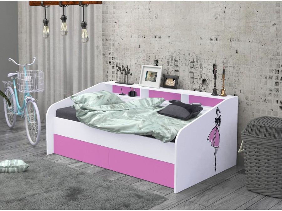 Mladinska postelja Vintage - V02