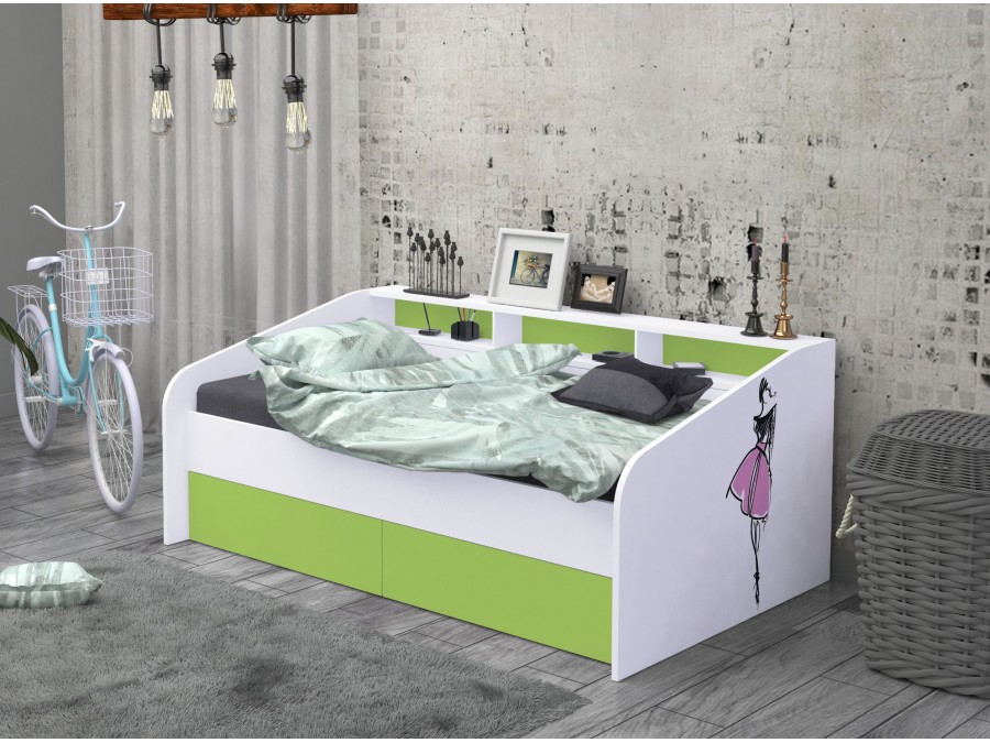 Mladinska postelja Vintage - V02 - slika 3