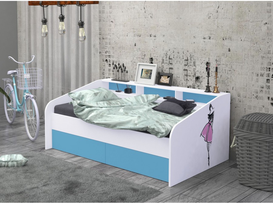 Mladinska postelja Vintage - V02 - slika 2