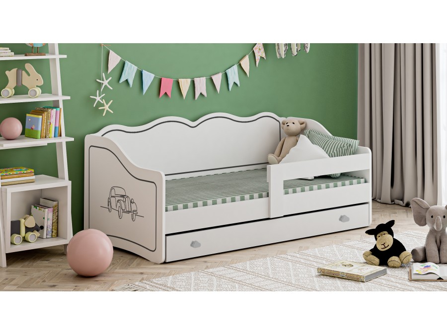 Otroška postelja Royal 160x80 Avto