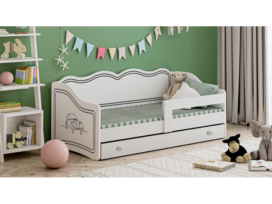 Otroška postelja Royal 160x80 Avto - slika 3