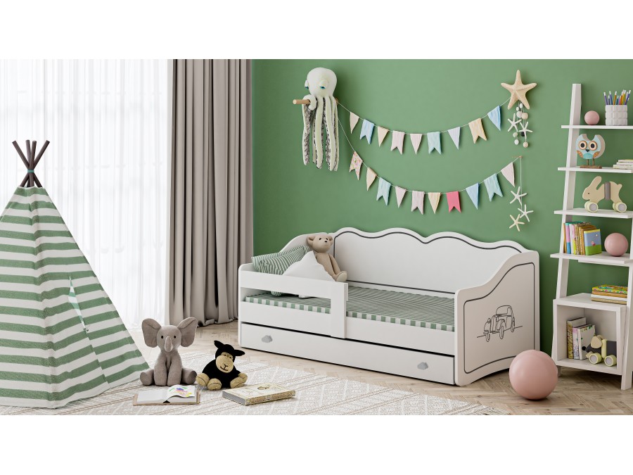 Otroška postelja Royal 160x80 Avto - slika 5