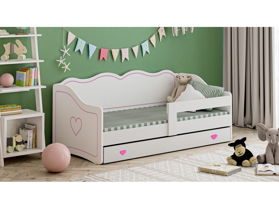 Otroška postelja Royal 160x80 Srček - slika 9
