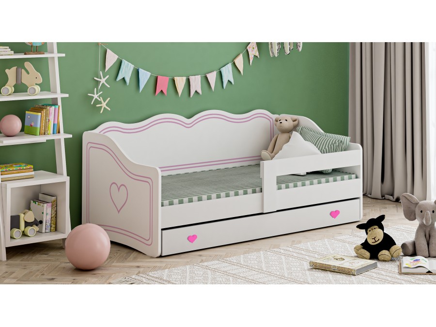 Otroška postelja Royal 160x80 Srček - slika 8