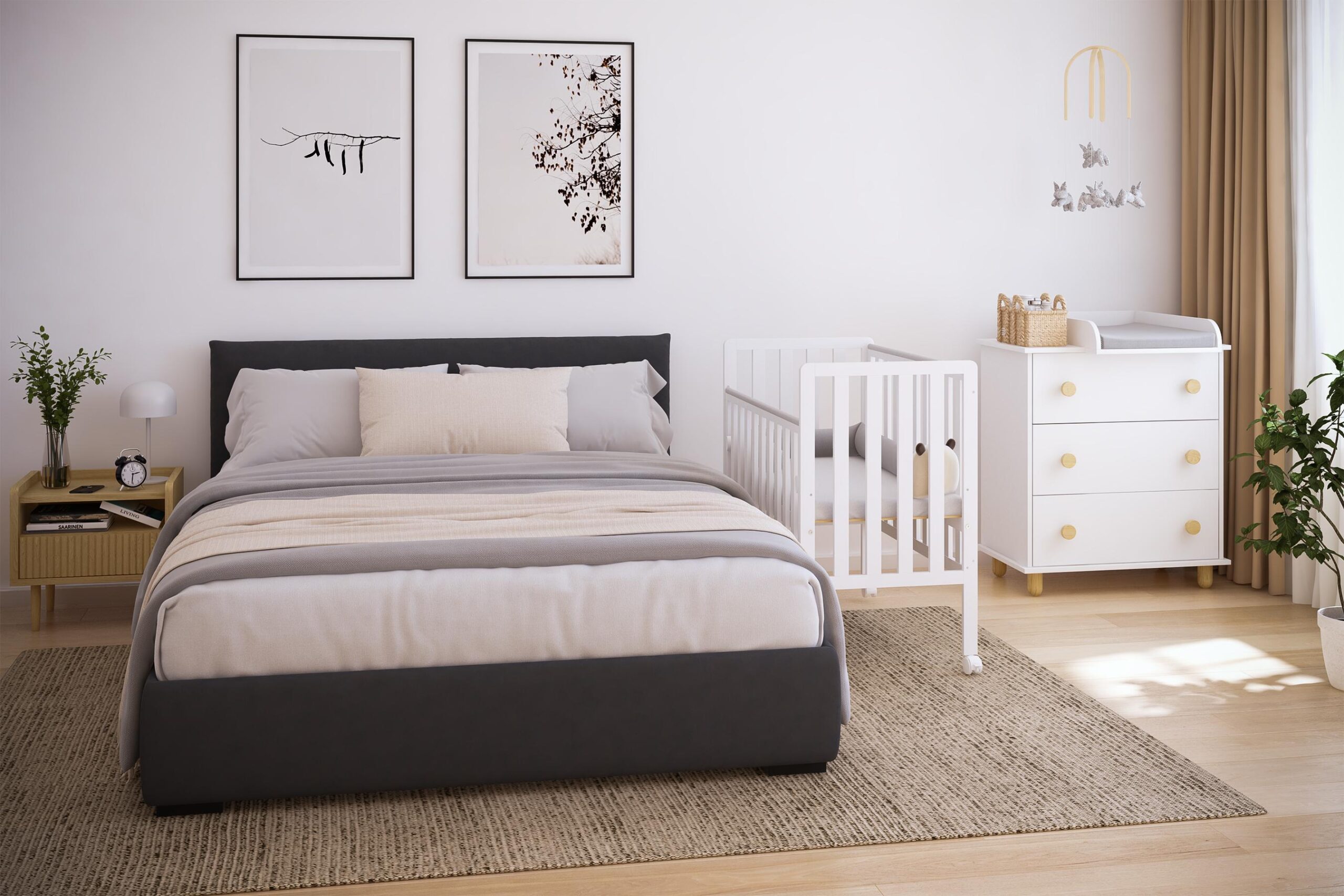 Posteljica Bambi 100x50 Bela - slika 5